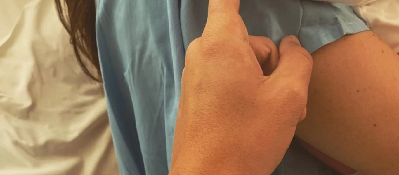 Xρήστος Δώνης: «Καλώς ήρθες στην οικογένεια μας μικρέ μπόμπιρα» (φωτο)